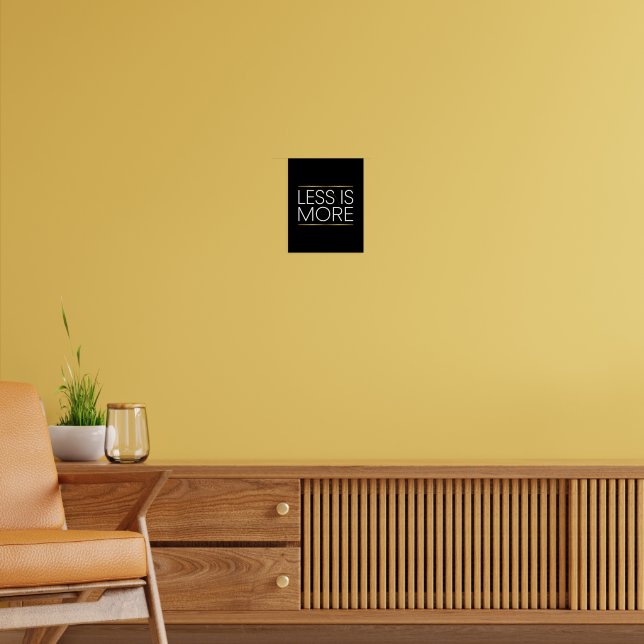 Póster Menos Es Más (Salón 2)
