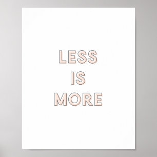 Póster Menos poster   Rosa 8x10