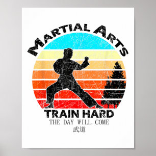 Póster Mens Dice Por Entrenar Artes Marciales Antiguas