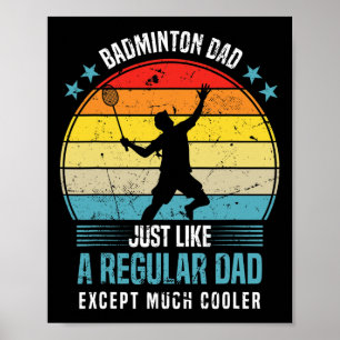 Póster Mens Dminton Dad Funny Dminton Lover