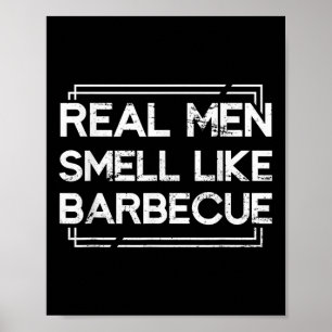 Póster Mens Funny Barbecue Lover Carne Grilling Men Boys 