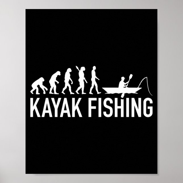 Póster Mens kayak fishing evolution kayak fishing (Frente)