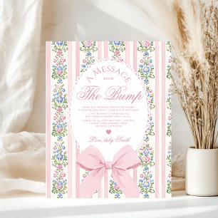 Póster Mensaje de la chispa de amor ducha bebé
