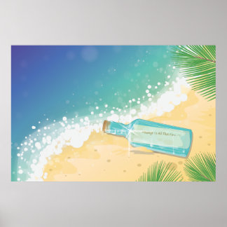 Póster Mensaje en una botella