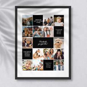 Póster Mensajes Personalizados de Consuelo Inspirador y 1