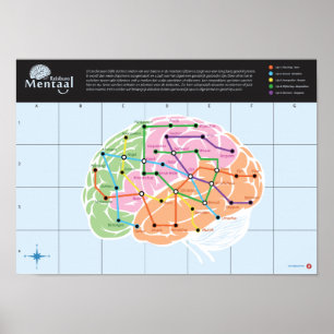 Póster Mentaal Reisburo Hersen