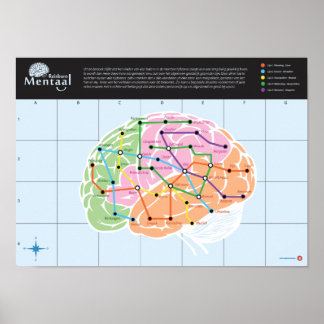 Póster Mentaal Reisburo Hersen