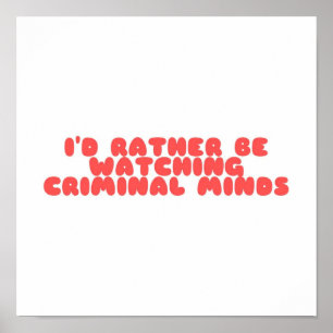 Póster Mentalidad criminal