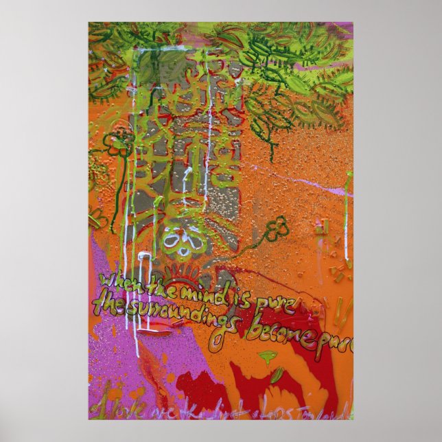 Póster "Mente pura" (Frente)