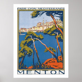 Póster Menton