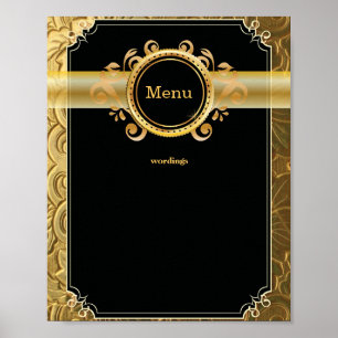 Póster Menú