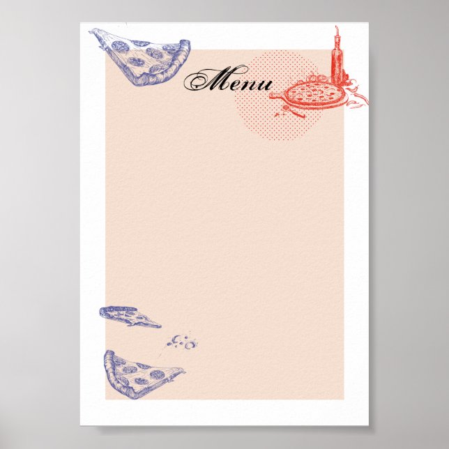 Póster Menú (Frente)