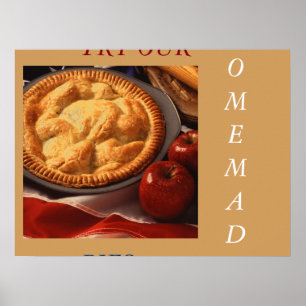 PÓSTER MENÚ POSTER APPLE PIE ART