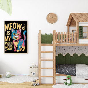 Póster Meow: La Expresión Final