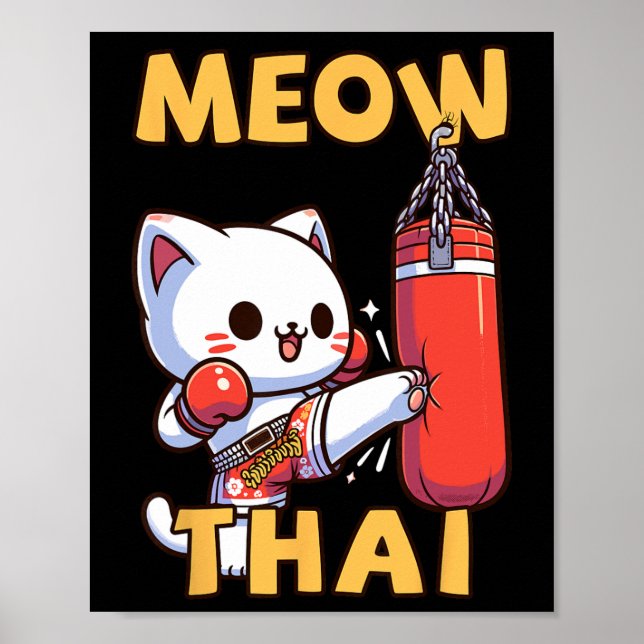 Póster Meow Thai (Frente)