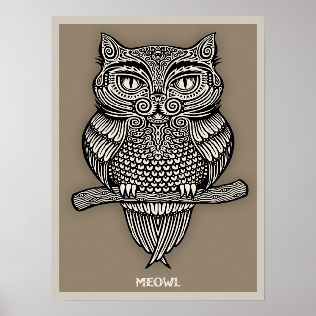 Póster Meowl (Frente)