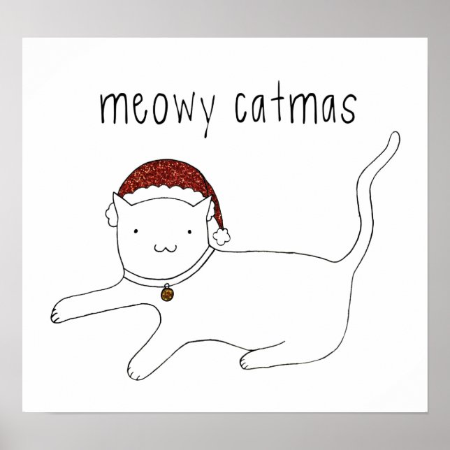 Póster Meowy Catmas poster (Frente)