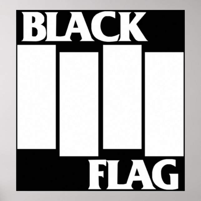 Póster Mercadería de la bandera negra del mejor vendedor (Frente)