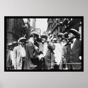 Póster Mercado 1916 del encintado de los comerciantes