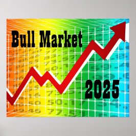 Póster Mercado alcista 2025