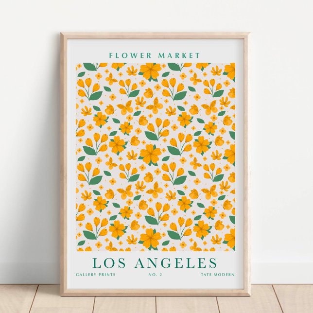 Póster Mercado Botánico de Flores de Los Ángeles (Subido por el creador)