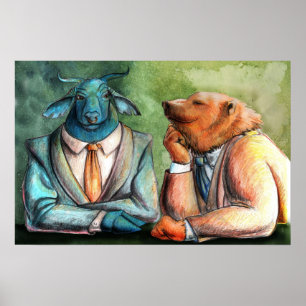 Póster Mercado de acción de Portia St Luke