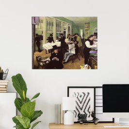 Póster Mercado de algodón en Nueva Orleans por Edgar Dega