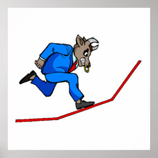 Póster Mercado de alzas