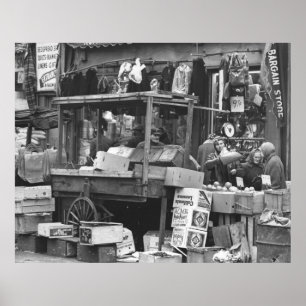 Póster Mercado de Brownsville, Brooklyn: 1962