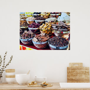 Póster Mercado de Especias de Dubai