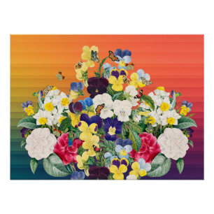Póster Mercado de flores