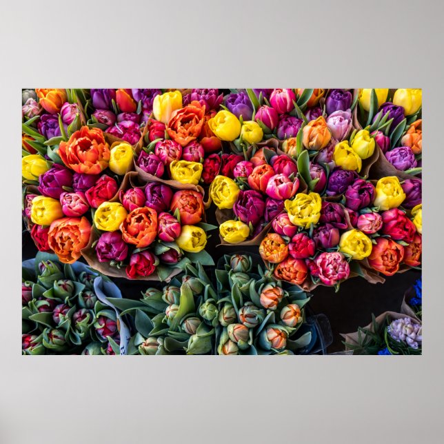 Póster Mercado de Flores Alemán – Bloom del Mercado Fresc (Frente)