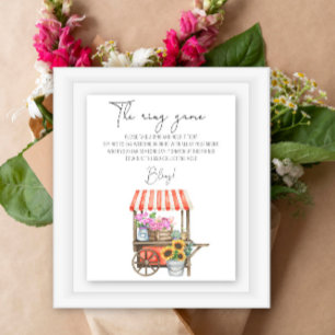 Póster Mercado de flores - Ponle un anillo juego cartel