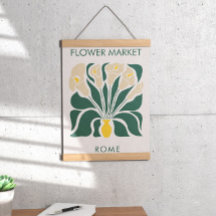 Mercado de flores Resumen Retro Calla lily