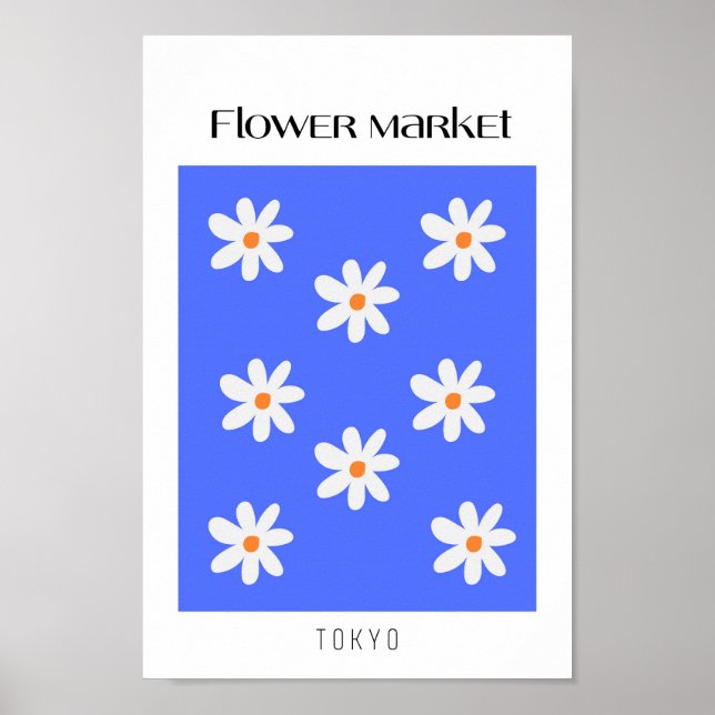 Póster Mercado de flores Tokio (Frente)