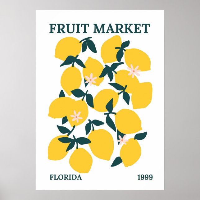 Póster Mercado de frutas (Frente)