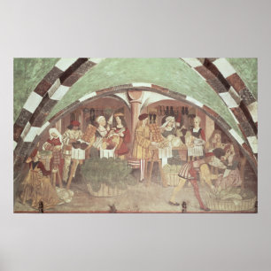 Póster Mercado de frutas y hortalizas