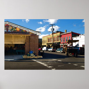 Póster Mercado de la ciudad de Charleston