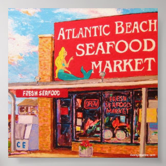 Póster "Mercado de la Pesca"