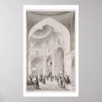 Mercado de la ropa, en Isfahán, de 'Voyage Pittore