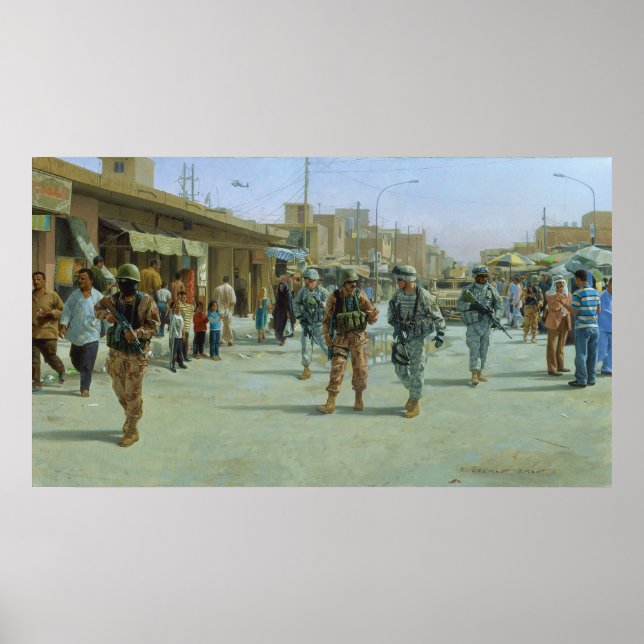 Póster Mercado de los Mártires por Larry Selman (Frente)