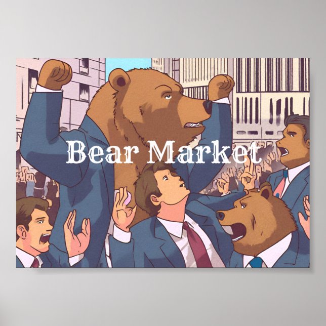 Póster Mercado de oso (Frente)