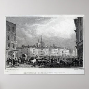 Póster Mercado de Smithfield del Barrs