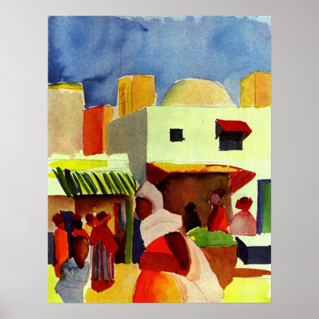 Póster Mercado En Argel (Frente)