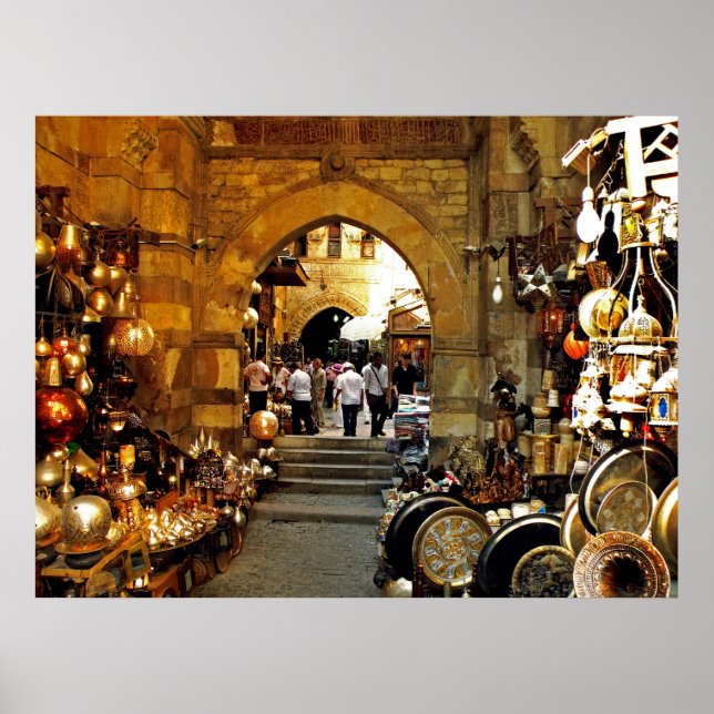Póster Mercado Khan al-khalili (Frente)