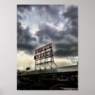 Póster Mercado Pike Place