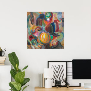 Póster Mercado Portugués   Sonia Delaunay 