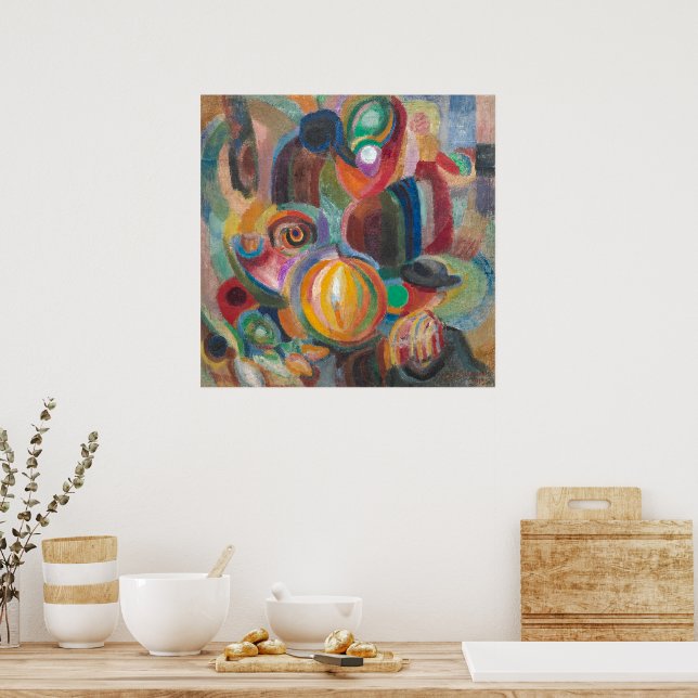 Póster Mercado portugués | Sonia Delaunay-Terk | (Cocina)