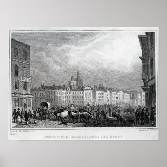 Póster Mercado Smithfield de las barreras (Frente)