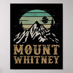 Póster Mercancía del Parque Nacional Monte Whitney Sender